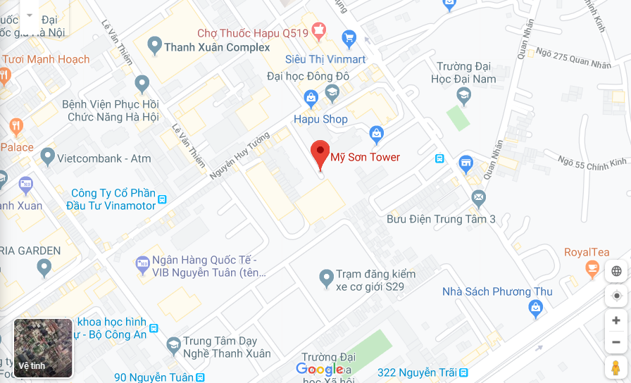 Thu&ecirc; văn ph&ograve;ng Nguyễn Huy Tưởng